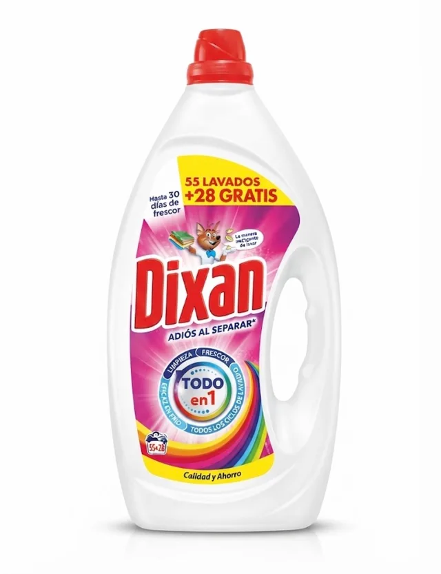 Dixan Total Liquid Colours 3.735L